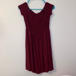 Red flow dress!